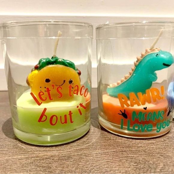 3/$15 Assorted Cute animal and plant candles new - Picture 7 of 7